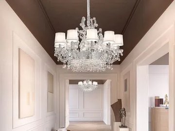 ETERNAL S 13/80/70 - Pendant lamp with crystals by Masiero