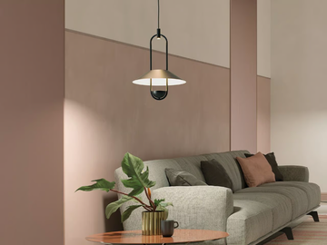 LUPPITER S1 M 33 - LED metal pendant lamp by Masiero