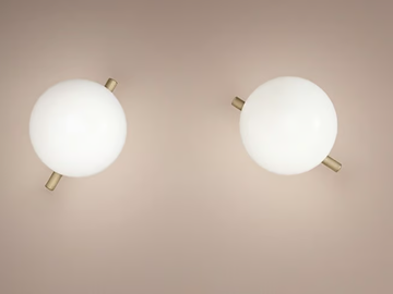 POSY A1 P - Glass wall lamp by Masiero