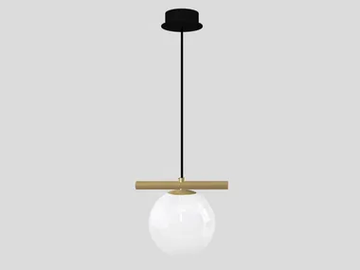 POSY S1 16 - Murano glass pendant lamp by Masiero