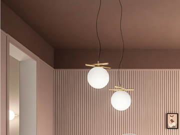 POSY S1 25 - Murano glass pendant lamp by Masiero