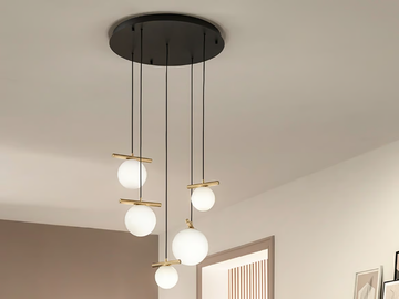 POSY S5 - Murano glass pendant lamp by Masiero