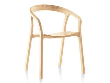 MC1 SHE SAID - Ash chair with armrests by Mattiazzi