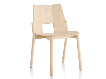 MC12 TRONCO - Stackable ash chair by Mattiazzi