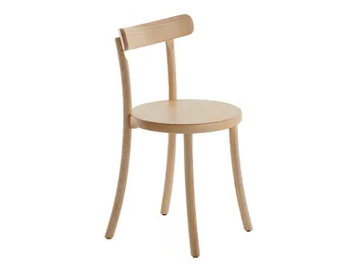 MC18 ZAMPA - Ash chair open back by Mattiazzi