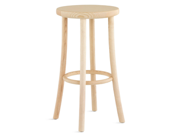 MC18 ZAMPA - High ash stool with footrest by Mattiazzi