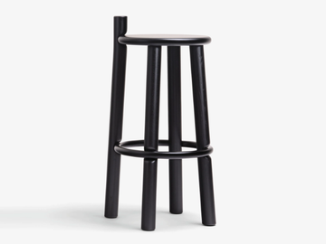 MC27 DOPO - High ash stool with metal footrest by Mattiazzi