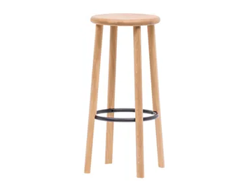 MC5 SOLO - High oak stool by Mattiazzi
