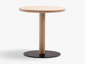 MC5 SOLO - Round solid wood coffee table by Mattiazzi