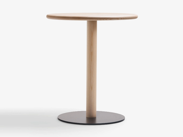 MC5 SOLO - Round solid wood table by Mattiazzi
