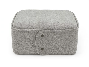 LEIA - Square fabric pouf by Max Divani