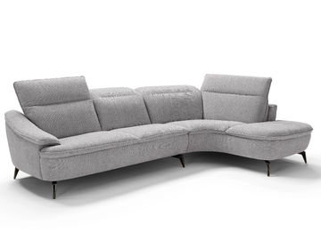 MEDEA - Corner sectional fabric sofa by Max Divani