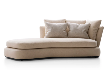 APOLLO - Upholstered fabric day bed by Maxalto