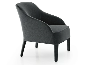 FEBO 2014 - Upholstered fabric armchair with armrests by Maxalto