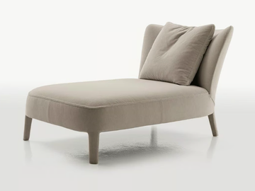 FEBO - Upholstered fabric day bed by Maxalto