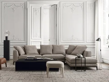 LUCREZIA SOFT TO SIZE - Corner sectional fabric sofa by Maxalto