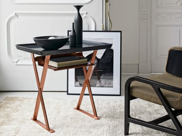 PATHOS 2013 - Rectangular wooden coffee table with tray by Maxalto