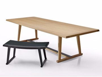 RECIPIO '14 - Rectangular oak table by Maxalto