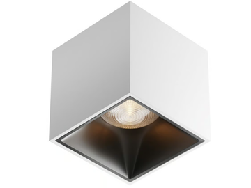 ALFA C065CL - LED dimmable square metal spotlight by MAYTONI