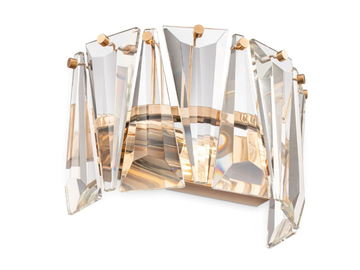 PUNTES - Glass and metal wall lamp by MAYTONI