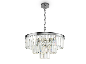 REVERO - Glass chandelier with crystals by MAYTONI