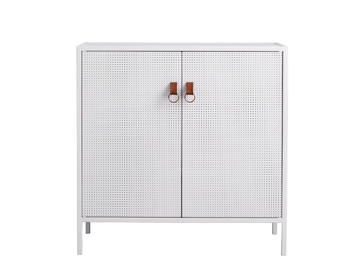 LIZA - Painted metal highboard with doors by Maze