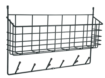 MITTEN SHELF - Wall-mounted painted metal storage box by Maze