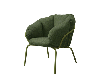SAME EASY - Fabric easy chair with removable cover by Maze