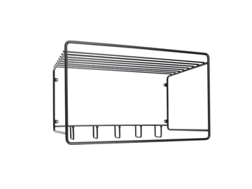 UPTOWN - Wall-mounted painted metal hat rack by Maze