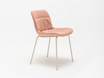 BALTIC 2 SOFT DUO - Upholstered fabric chair with metal legs by Mdd