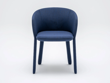GRACE GRP6 - Upholstered fabric chair with armrests by Mdd