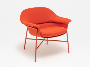 ISMO - Fabric armchair with armrests by Mdd