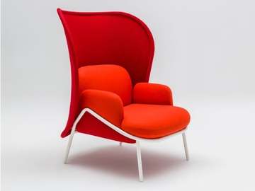 MESH - High-back wingchair by Mdd