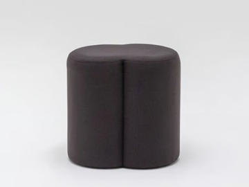 MIX - Upholstered modular oval fabric pouf by Mdd