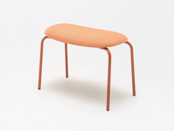 NEW SCHOOL - Upholstered fabric footstool by Mdd