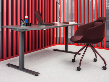 OGI-DRIVE - Height-adjustable rectangular office desk by Mdd