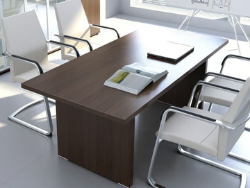 QUANDO - Rectangular wooden meeting table by Mdd