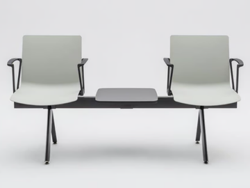 SHILA - Freestanding plastic beam seating by Mdd