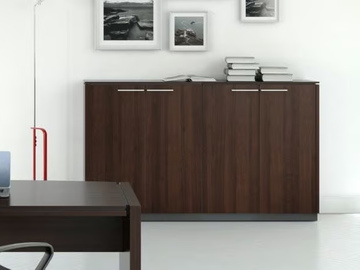 STATUS - Melamine-faced chipboard office storage unit by Mdd