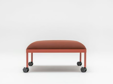 STILT - Upholstered fabric footstool by Mdd