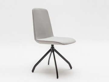 ULTI UKP7 - Swivel trestle-based fabric chair by Mdd