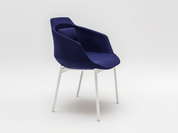 ULTRA UFP1 - Fabric chair with armrests by Mdd