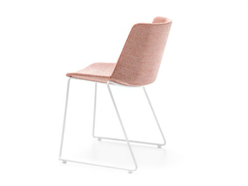 AÏKU SOFT - Sled base fabric chair by MDF Italia