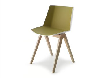 AÏKU - Stackable polypropylene chair by MDF Italia