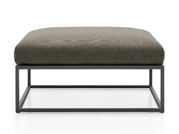 ARPA - Square fabric garden pouf by MDF Italia