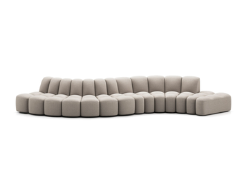 ARRAY - Sectional fabric sofa by MDF Italia