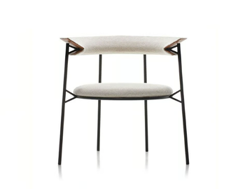 CANTLE - Upholstered chair with armrests by MDF Italia