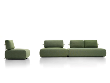 COSY - Modular fabric garden sofa by MDF Italia