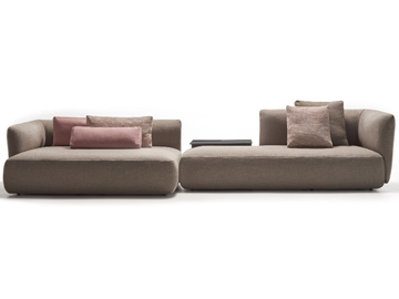 COSY - Sectional fabric sofa by MDF Italia
