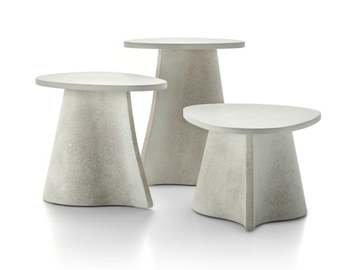 FOSSIL - Fiber cement coffee table by MDF Italia